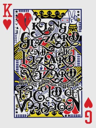 King of Gizzard Card Poster