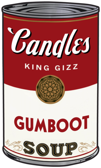 Candles - Gumboot Soup Sticker<br>King Gizz Bootleg